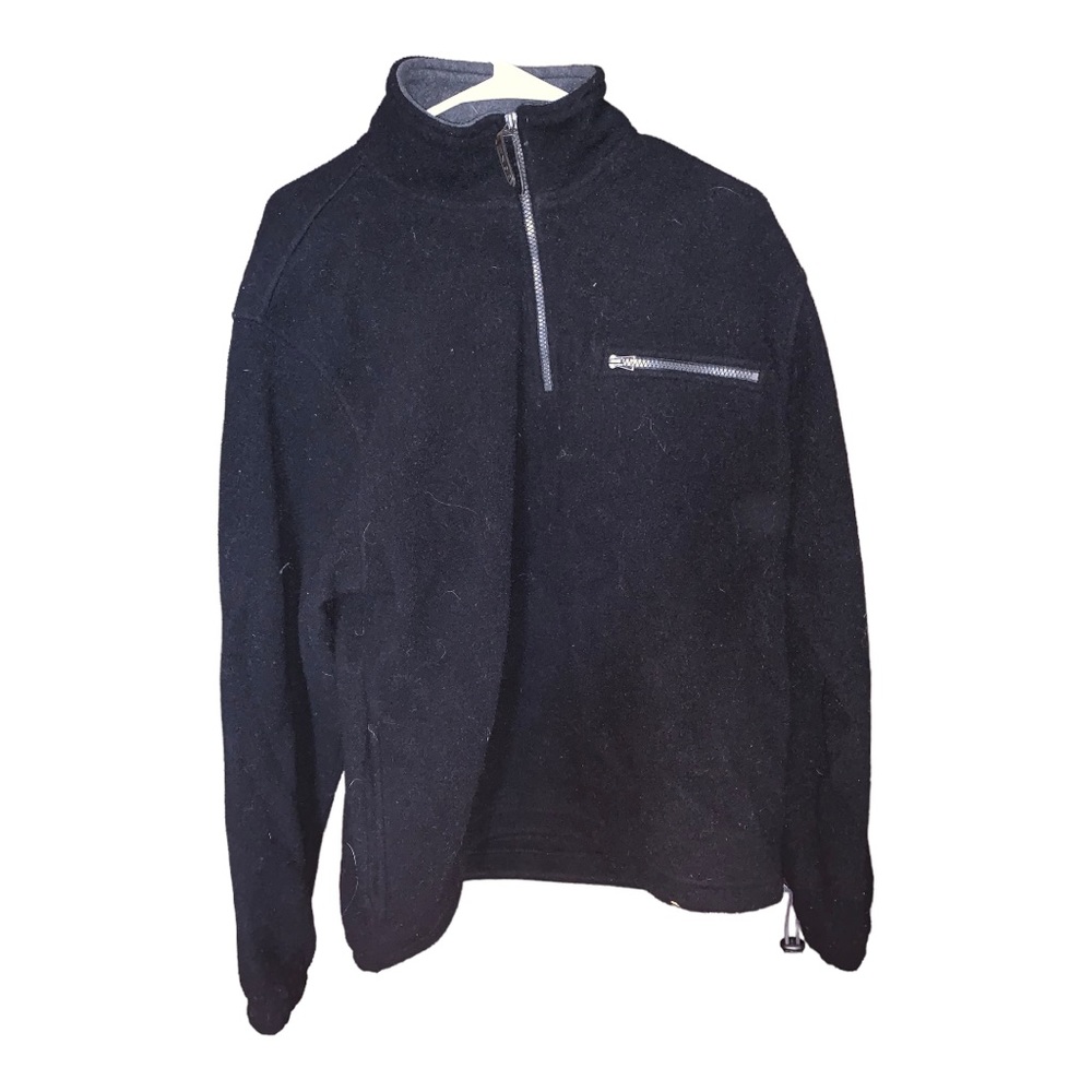 Izod performX men’s 1/4 zip sweater 100% polyester Black Medium